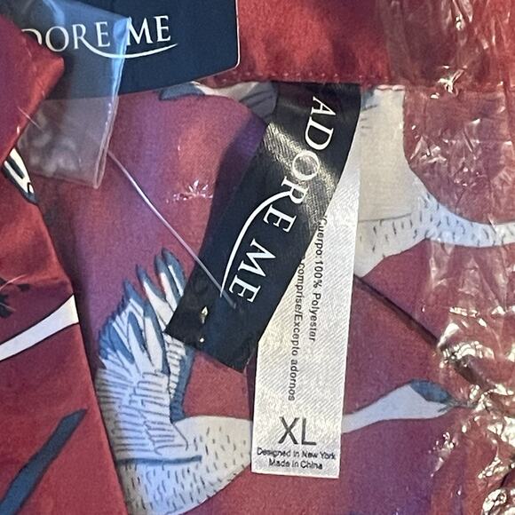 Adore Me Pajama Set Womens XL Holiday Lounge Wear Christmas Sleepwear Cozy - Picture 3 of 4